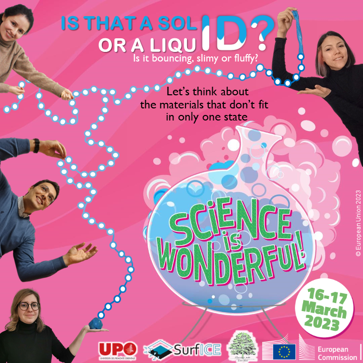 SURFICE team will participate in the Science is Wonderful! fair